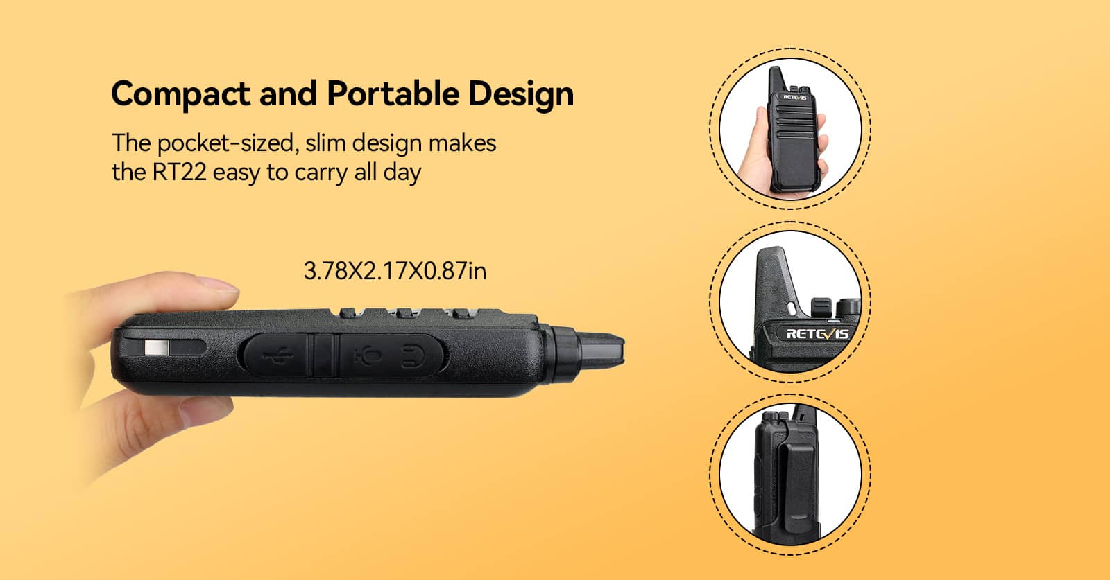 Compact and Portable Design