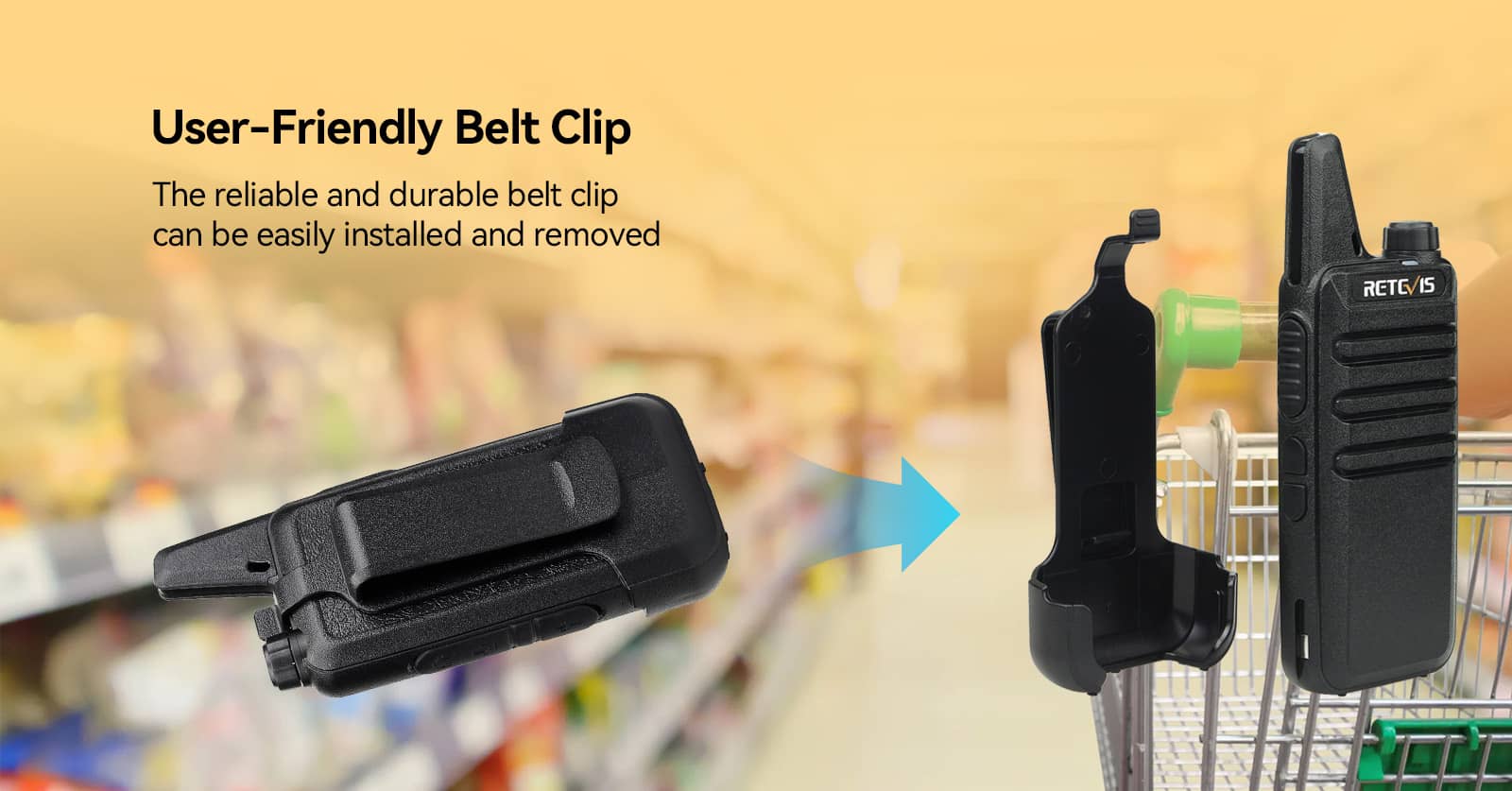User Friendly Belt Clip