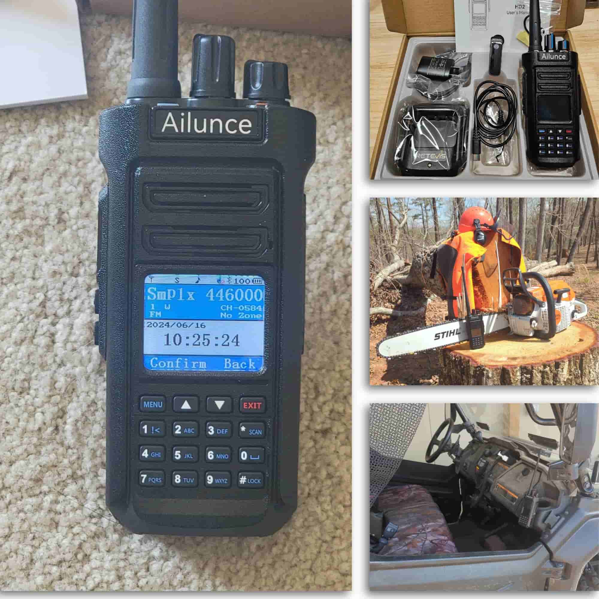 Retevis Ailunce HD2 10W Bluetooth Dual Band DMR Radio with