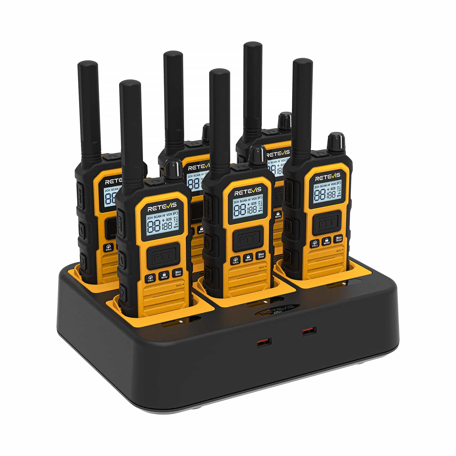 RB48P GMRS Waterproof Shock Resistant Long Range Heavy Duty Radios