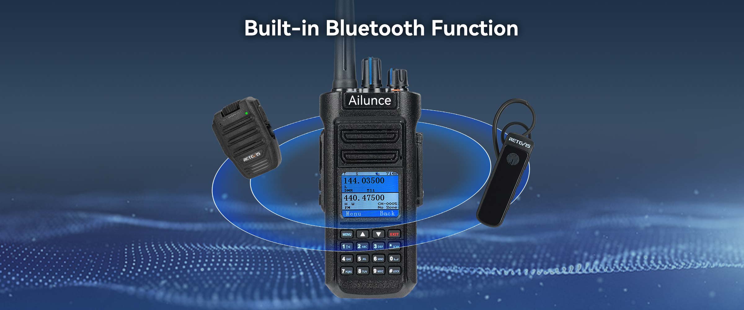 Built-in Bluetooth Function