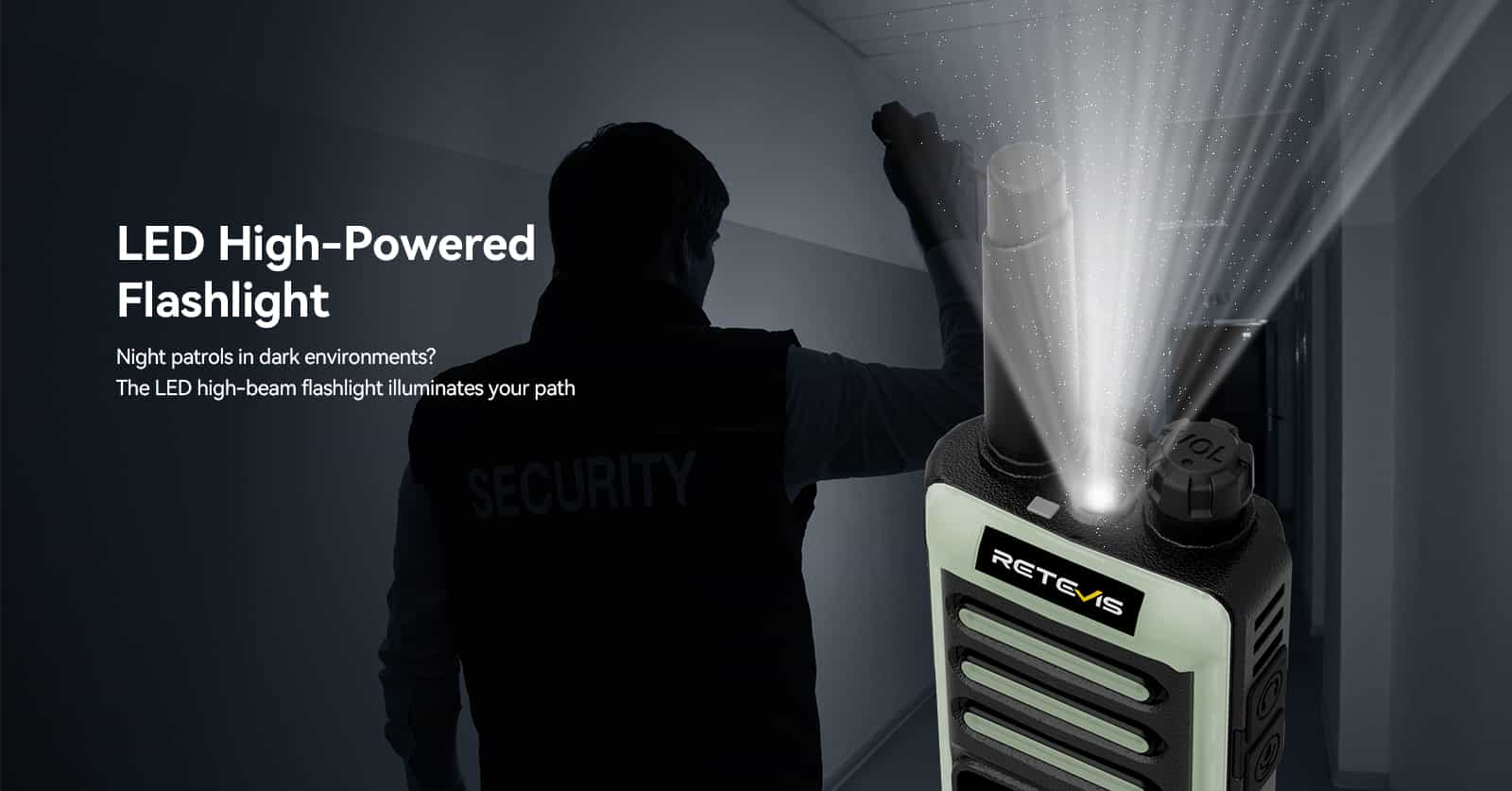 Built-in LED Flashlights