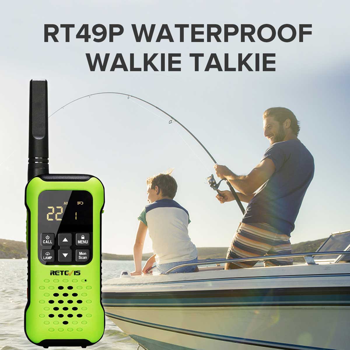 RB49P floating waterproof FRS radio