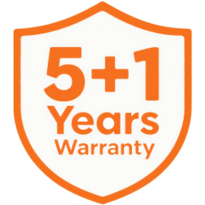5+ Year Warranty