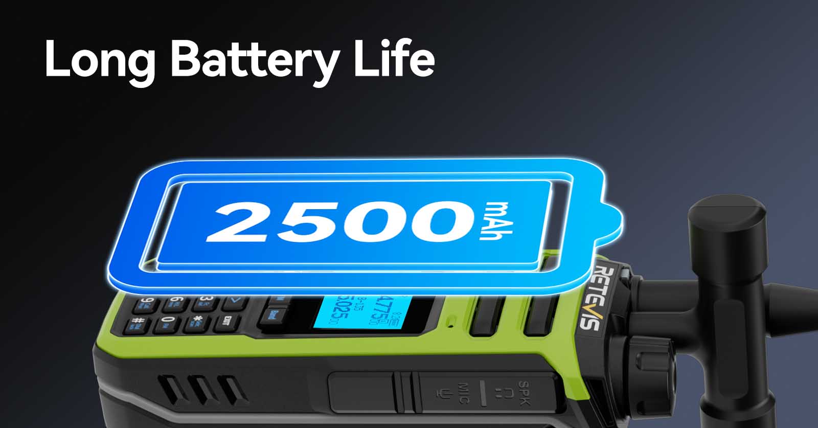 Retevis A3 Ham Radio Long Battery Life