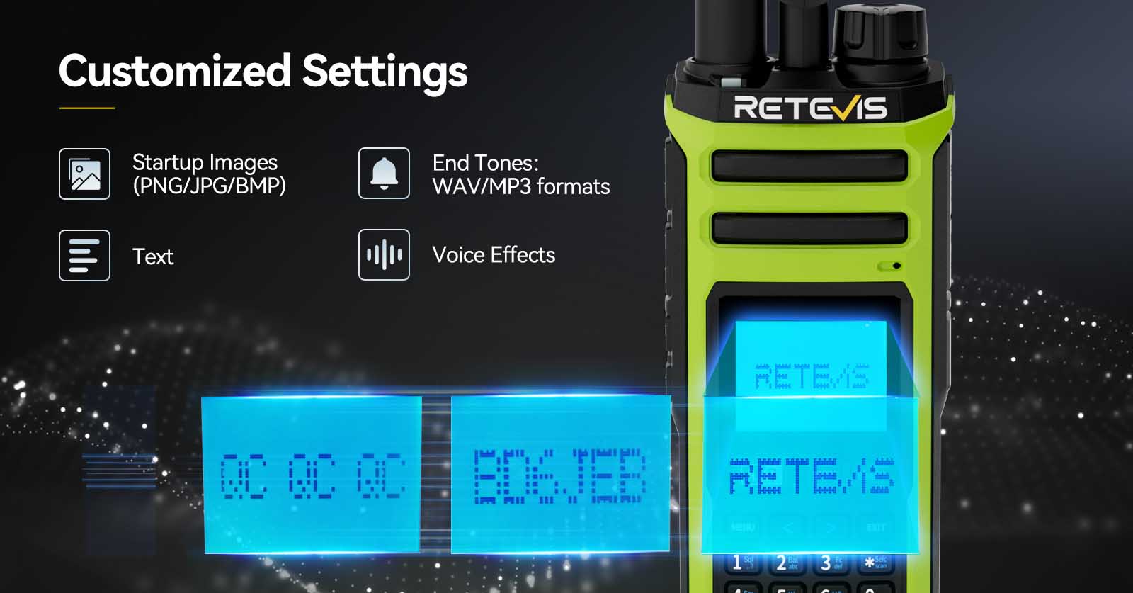 A3 Ham Radio Customized Settings