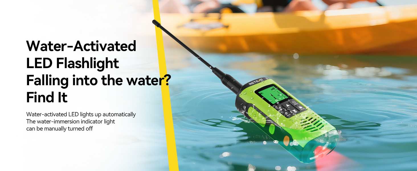 Retevis EZtalk64S Water-activated LED Flashlight
