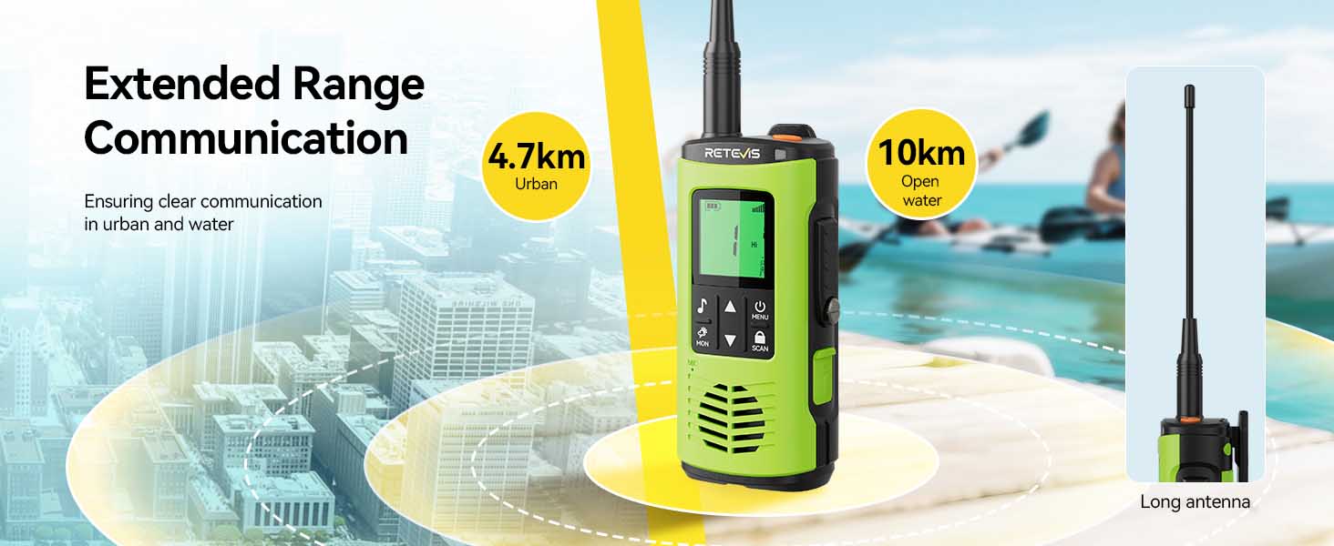 Retevis EZtalk64S Long Range Walkie Talkie