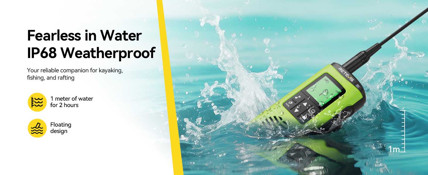 Retevis EZtalk64S IP68 Waterproof Walkie Talkie