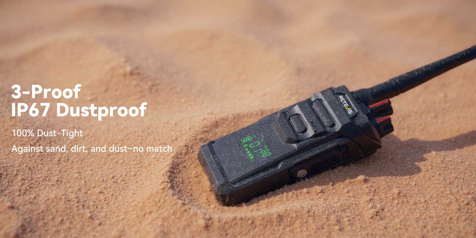 Retevis RT648H PMR446 walkie talkie with IP67 dustproof