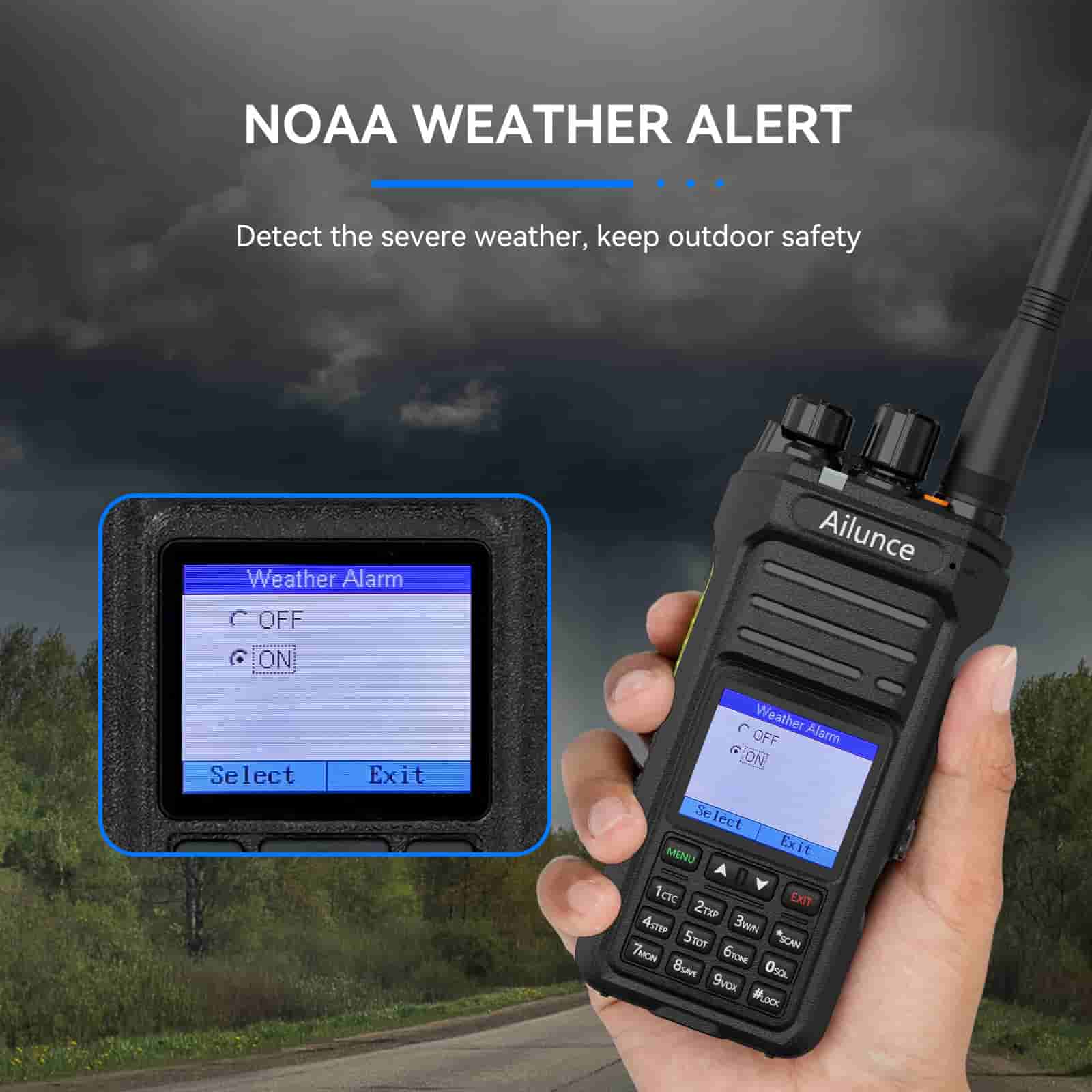 Retevis Ailunce HA1UV dual band NOAA radio