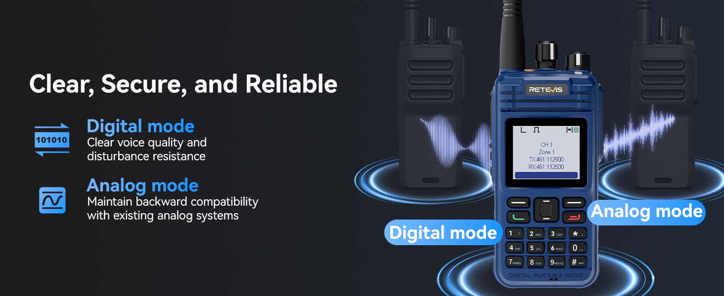 Retevis E2 digital explosion proof radio with dual mode