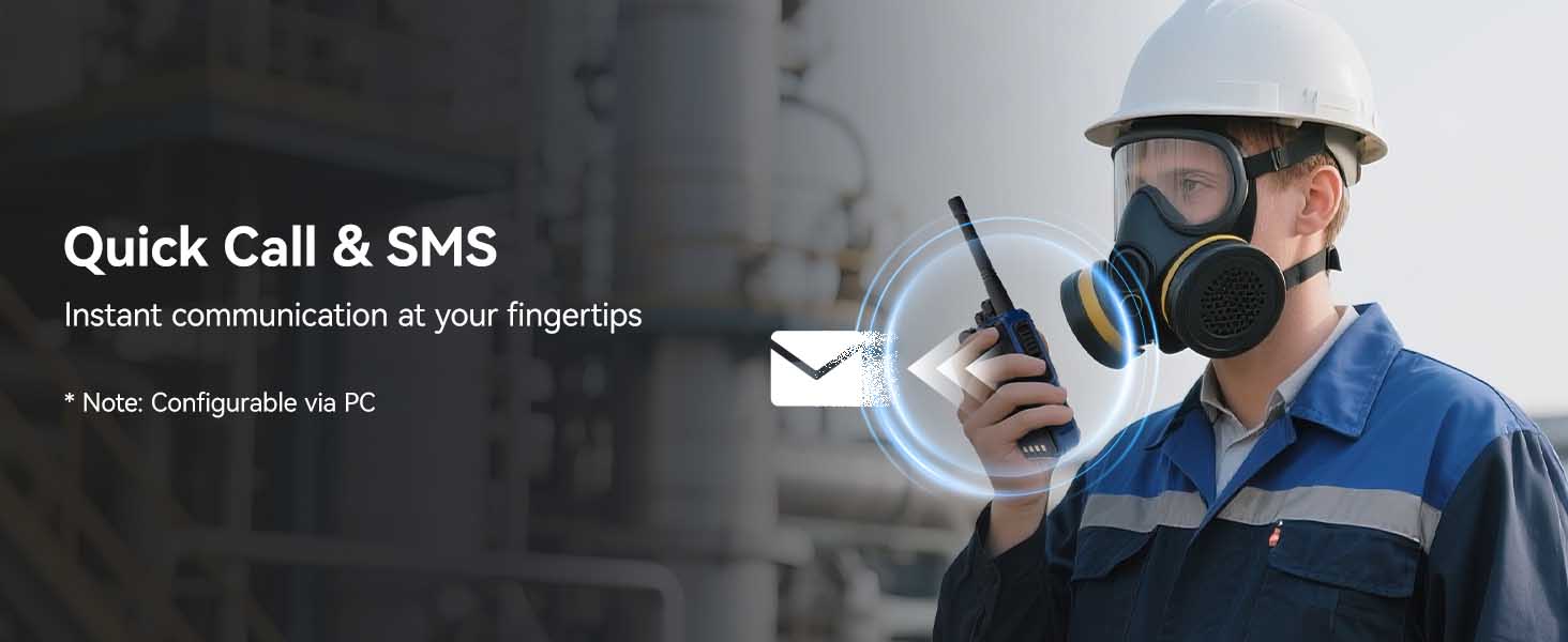 Retevis E2 digital explosion proof radio with lone worker safety protection