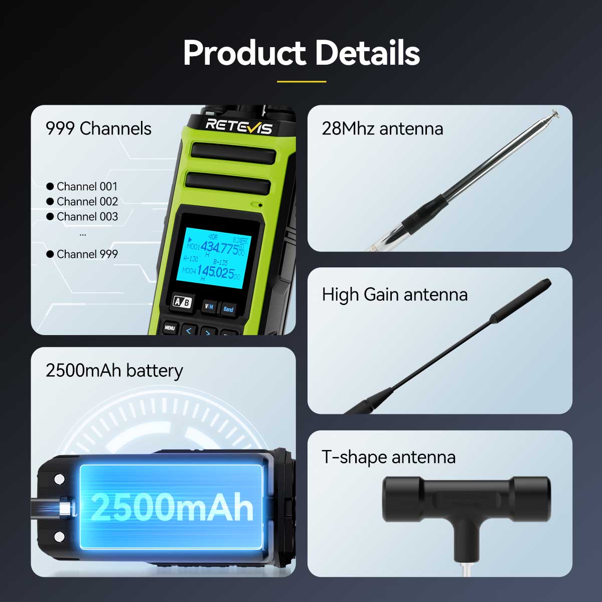 Retevis A3 HAM Radio