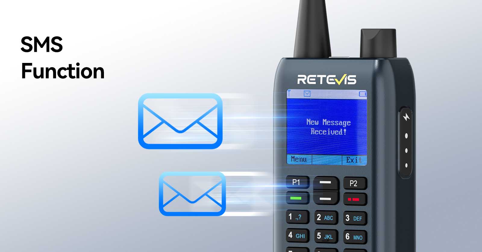Retevis C3 work order radio with SMS function