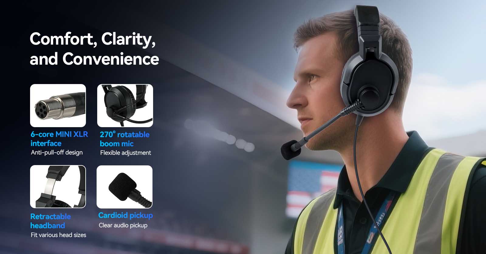 Pro-Grade Headset for All-Day Comfort