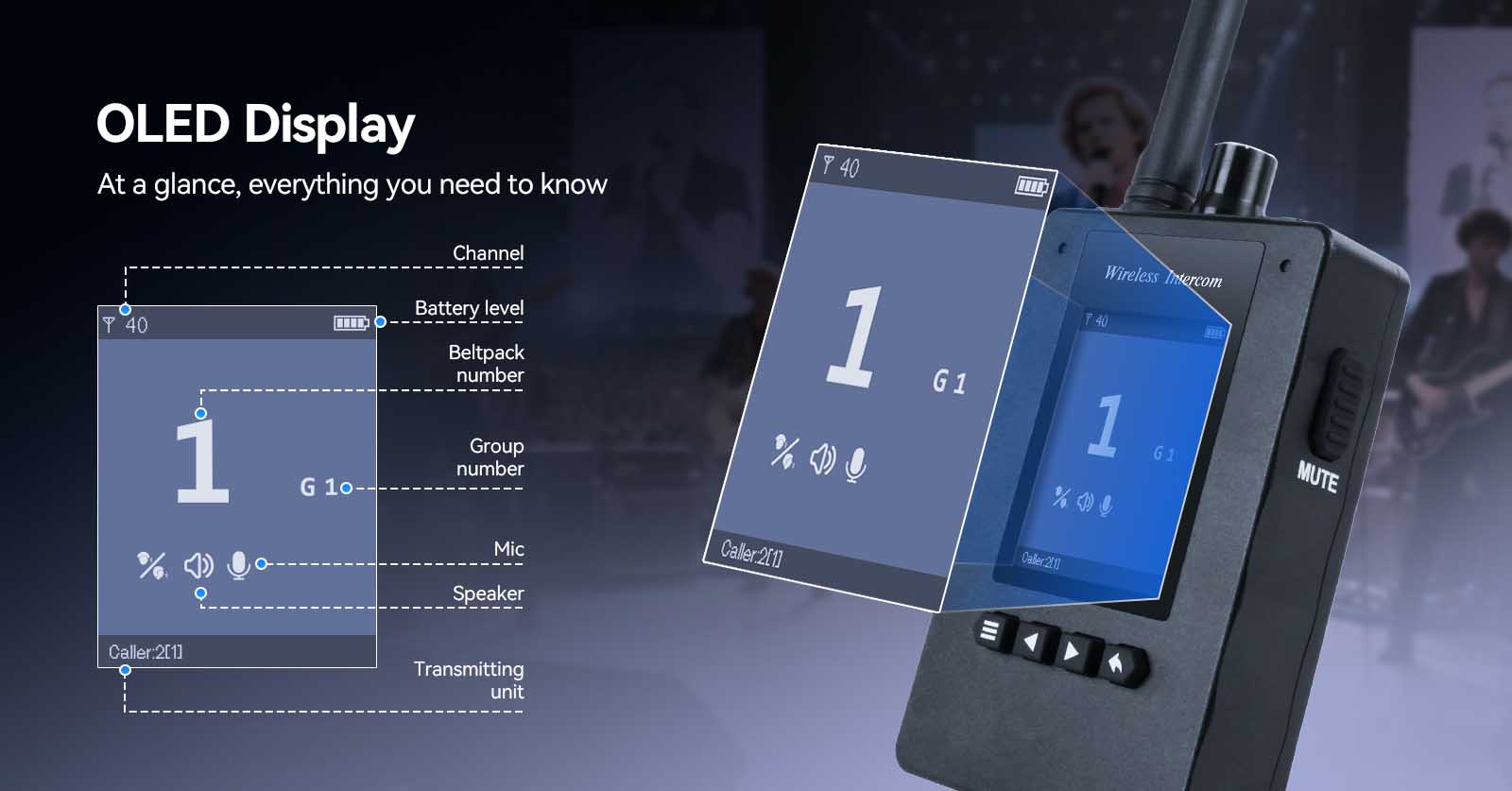 Intuitive OLED Display for Real-Time Status
