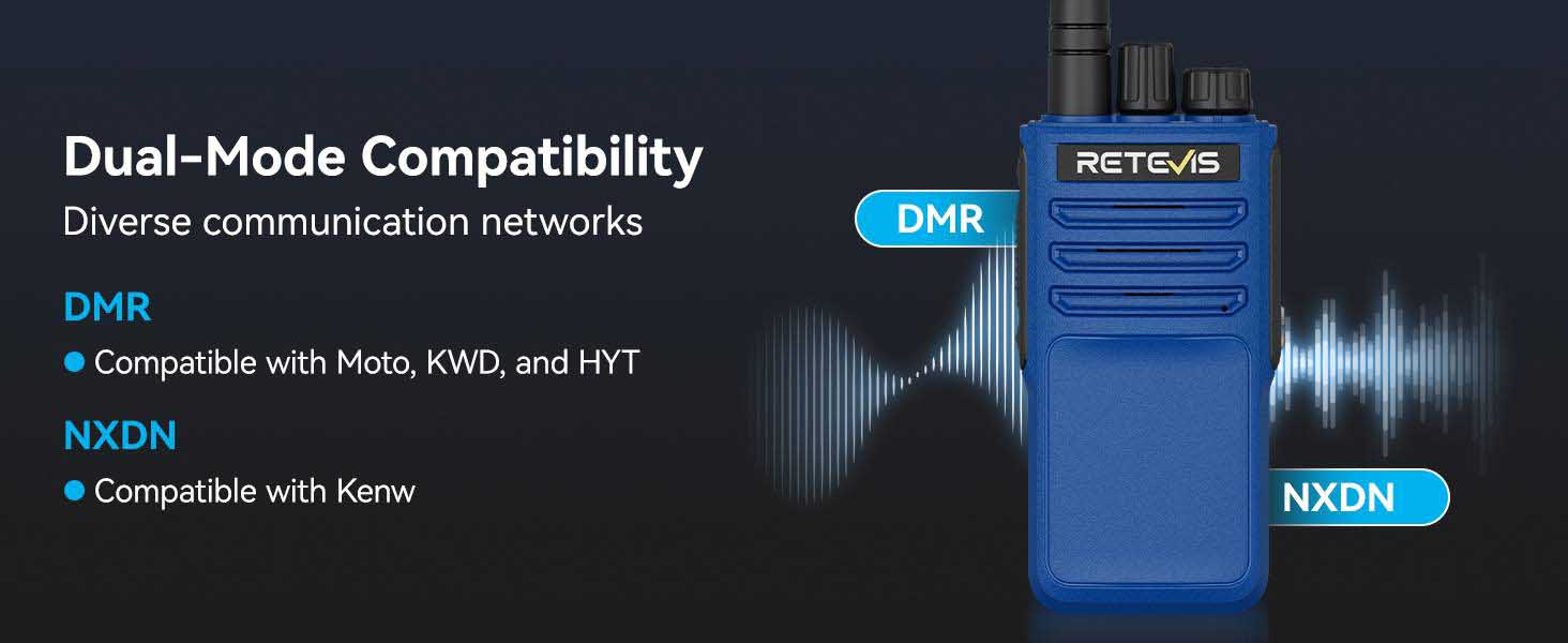 Retevis E1 dual digital mode