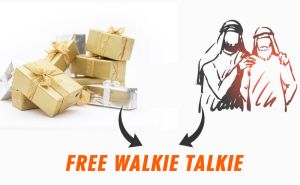 Who gets a free walkie-talkie? doloremque
