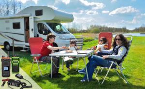 Retevis radios provides security for RV family camping doloremque
