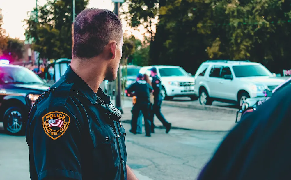 police walkie-talkie