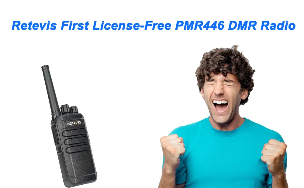 NEW DMR RADIO:RT40 License Free PMR446 Handheld DMR Radio