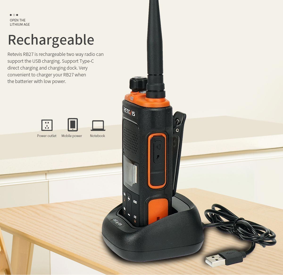 Rechargeable Walkie Talkies Rechargeable