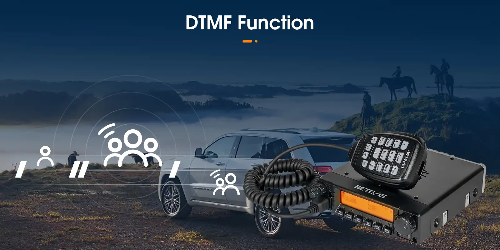 Retevis-RA87-GMRS-Mobile-Radio-DTMF-Function